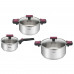 Набор кастрюль Tefal Cook&Clip 6 предметов (G723S674)