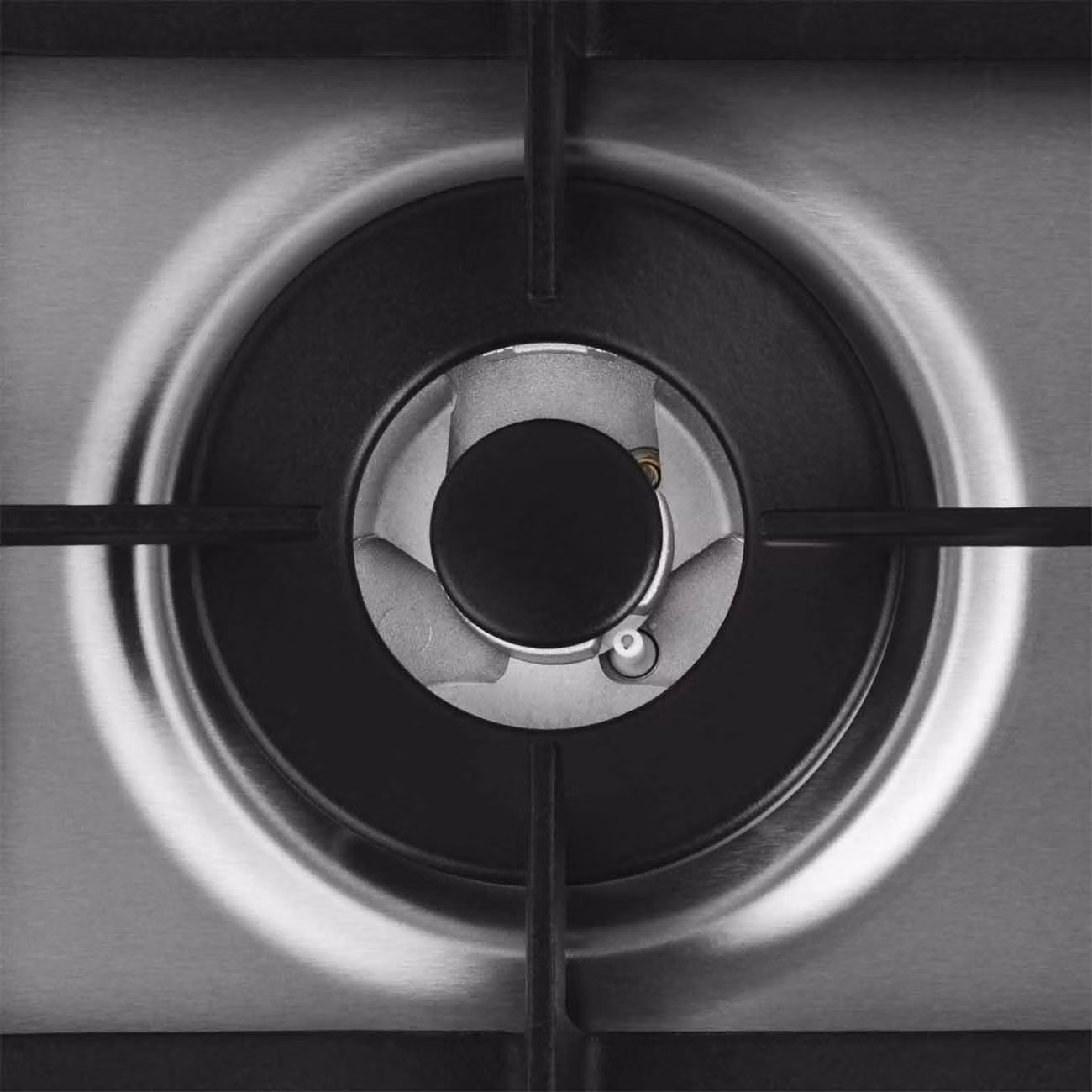 Встраиваемая газовая панель независимая Grundig GIGA 6234250 X нержавеющая сталь