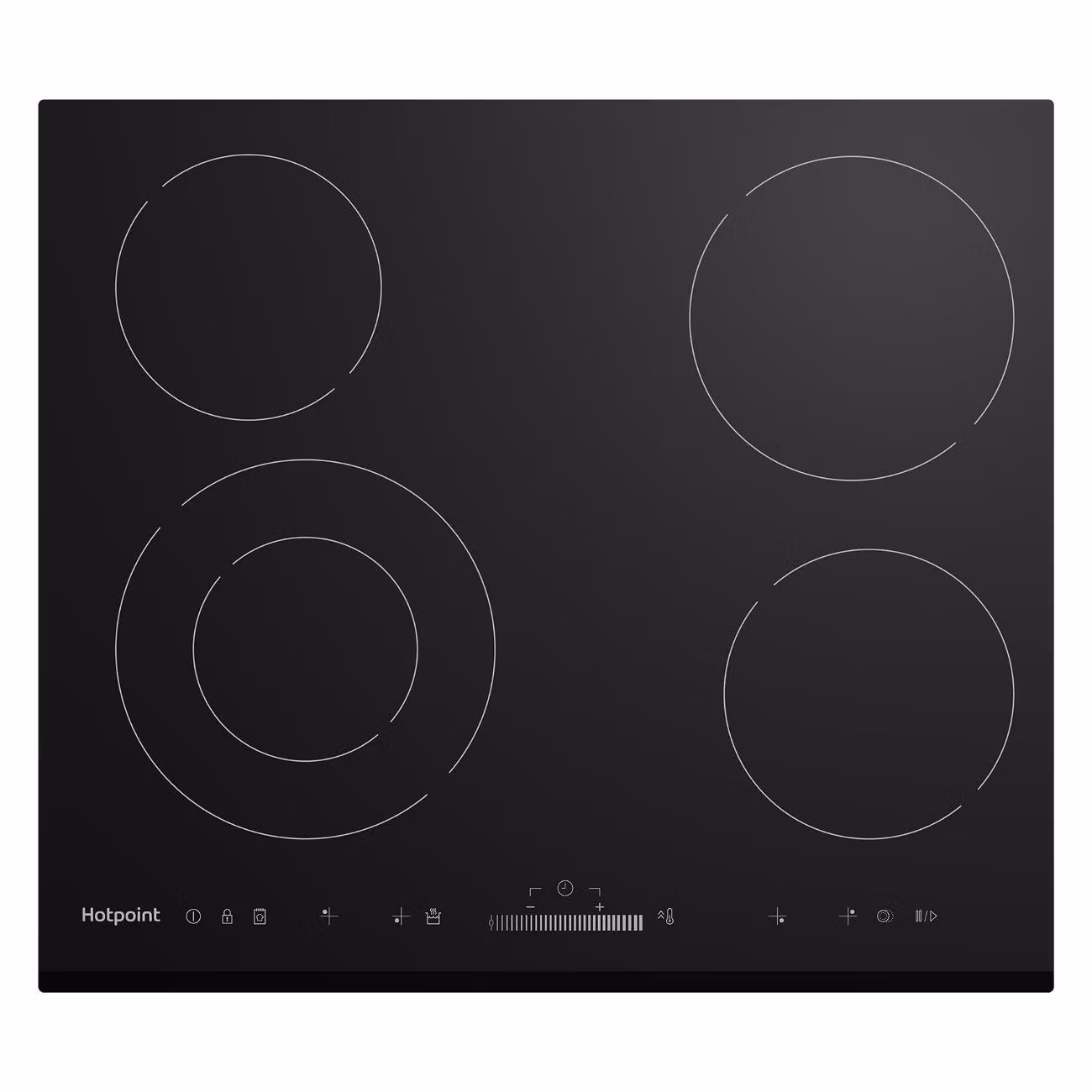 Встраиваемая электрическая панель Hotpoint HR 6T2 B S черная