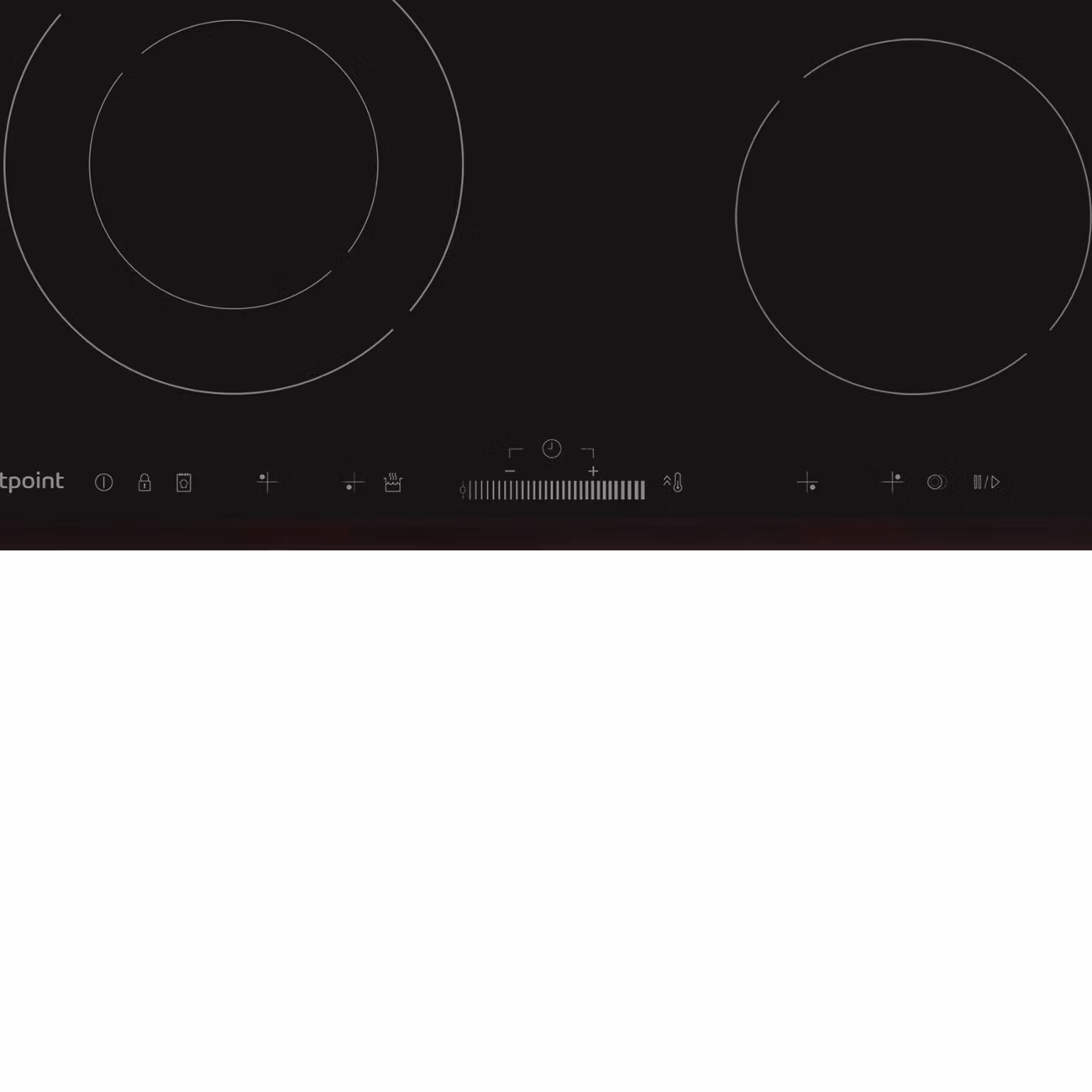 Встраиваемая электрическая панель Hotpoint HR 6T2 B S черная