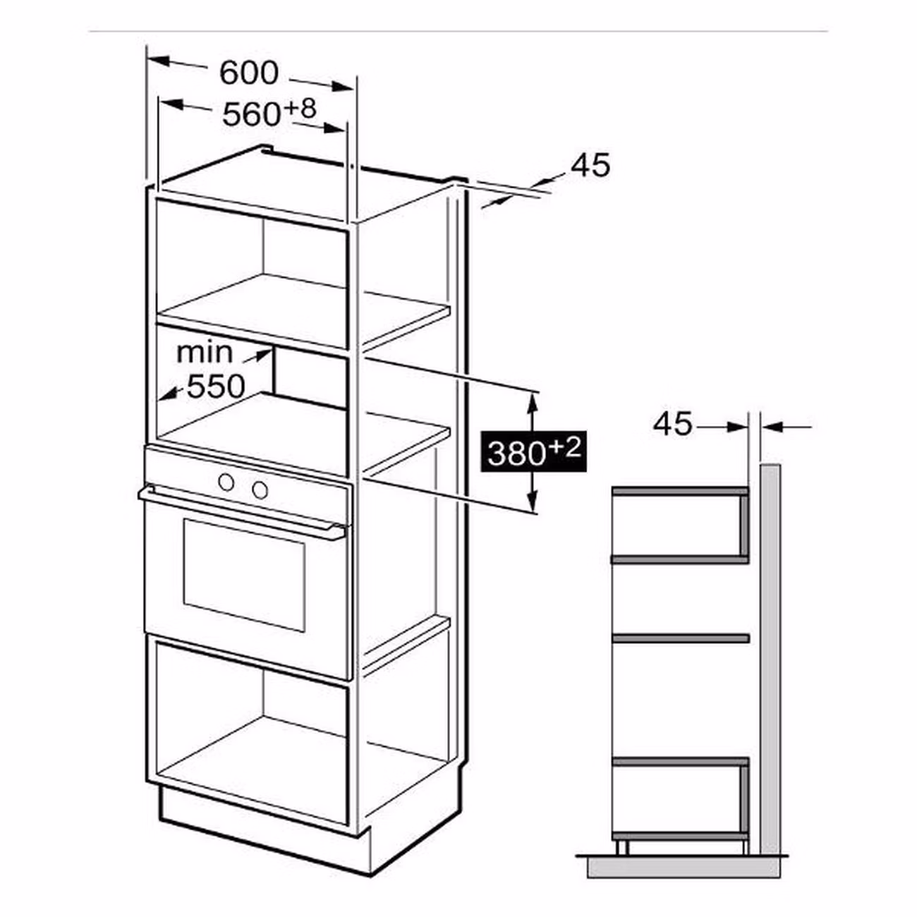 Встраиваемая микроволновая печь Grundig GMI 12312 B