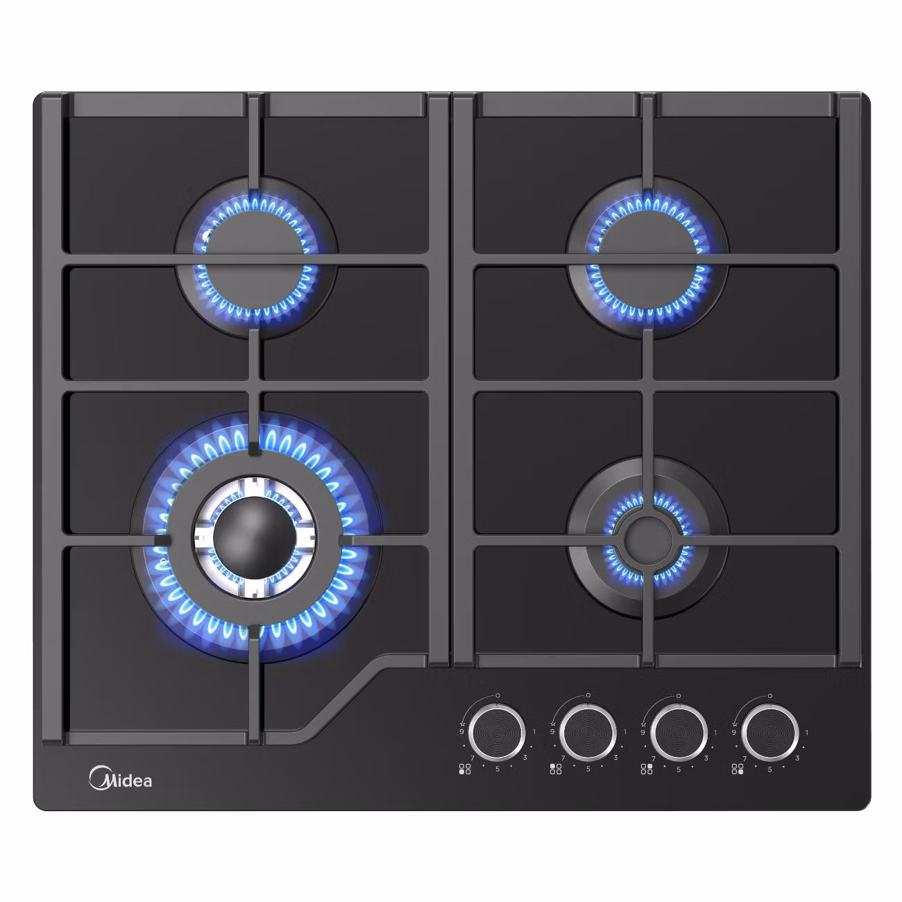Встраиваемая газовая панель независимая Midea MG699TGB